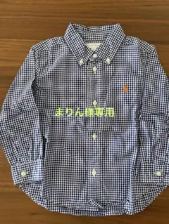 【美品】ラルフローレン 24Mチェックシャツ