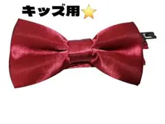 キッズ用εïз蝶ネクタイεïзレッド　子供　ネクタイ結婚式入学卒業