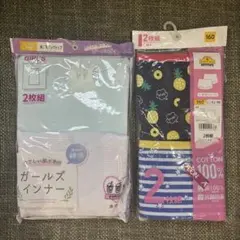 胸二重胸ランニング　ショーツセット