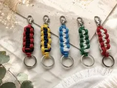 パラコード キーホルダー ハンドメイド 推し活 キーリング
