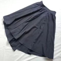 【オフィス⭐式典】ZARA ザラベーシック　アシンメトリー　ロングスカート