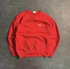 【YAMAHA】00’s ロゴ刺繍スウェット　赤　S 古着