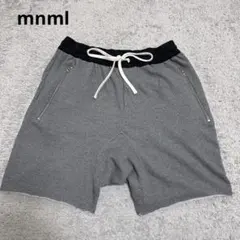 mnmlミニマル　ドローストリング ジップポケット ショートパンツ グレー　XLのサムネイル