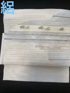 ♦️逸品 市松横線 絽の名古屋帯の作り帯 - メルカリ