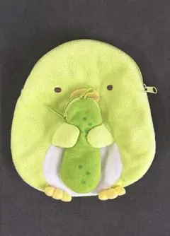 入手困難 レア 希少 すみっコぐらし ペンギン？ ポーチ きゅうり付き