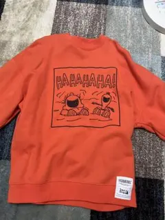 PEANUTS x Saucy Dog コラボ スウェット オレンジのサムネイル
