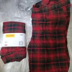 UNIQLO ネルパン チェック柄 イージーパンツ メンズ L