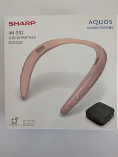 ◟̆◞̆ ♪♪ 新品未使用 SHARP AN-SS2-W WHITE ネックスピーカー AQUOSサウンドパートナー ホワイト AN-SS2-W
