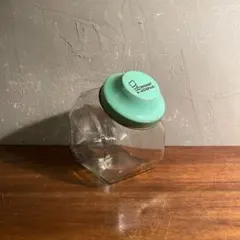 昭和レトロ ミスタードーナツ ガラス 蓋付きキャニスター 瓶 ショーケース