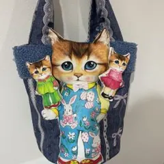 コヤンイサムチョン　ボリちゃん付き円底トートバッグ