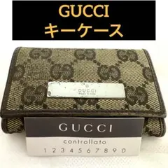 GUCCI 〈GGキャンバスキーケース〉