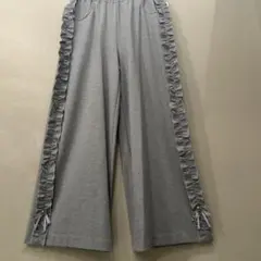 2026SS スーパービューティー⭐️ フラワーモチーシフォンフリルパンツ