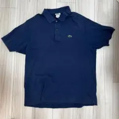 超人気❗️ラコステ　ワンポイントロゴポロシャツ　XL 90s刺繍古着希少レア半袖