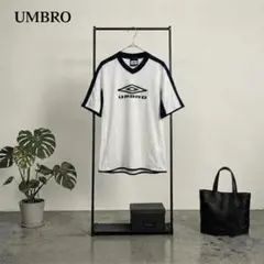 90s デサント製 UMBRO ゲームシャツ デカセンターロゴ ピチT 150のサムネイル
