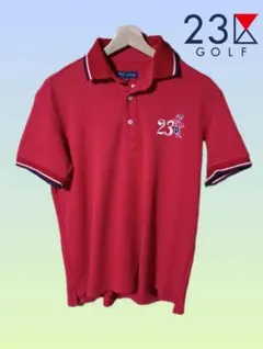 23区GOLF 赤 ポロシャツのサムネイル