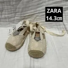新品未使用　ZARA ベビーサンダル　エスパドリーユサンダル　14 14.5 ㌢