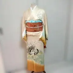 二部式 付け下げ訪問着 着物リメイク