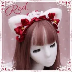 カチューシャ　ヘッドドレス　猫耳　キャット　メイド　コスプレ　大人　子ども　鈴