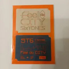 SixTONES Feel da CITY ステッカー