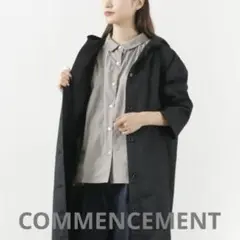 新品タグ付◆COMMENCEMENTコメンスメント◆フーデッドシャツコートF