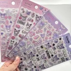 サンリオ　クロミ　ドロップジェルシール　4枚セット ボンボンドロップシール 風