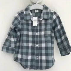 新品タグ付き　ベビーギャップ　チェック　シャツ　90㎝