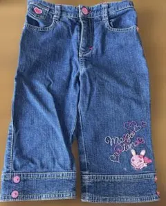 メゾピアノ　平成レトロ　ミミポポちゃん　110 デニムパンツ　平成女児　63