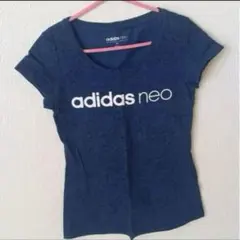 adidas neo ネイビー Tシャツ 半袖