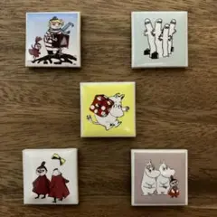 ムーミン タイル　5ケセット