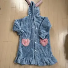 ふわふわウサギフードルームウェア 150/72