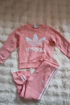 adidas originals　トレフォイル　ピンク セットアップ 120cm