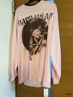 【新品】12/5まで！Juemi グラフィック長袖Tシャツ ピンク F