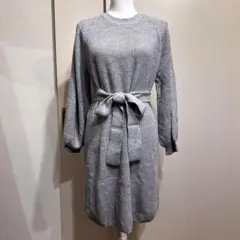 Snidel　ニットワンピース　グレー　サイズフリー　HR0346