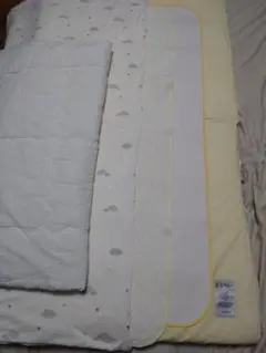 京都西川 等 ローズ ベビー敷布団 固綿 レギュラー 5点 セット