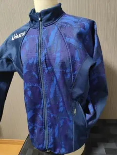 美品】ATHLETA アスレタ ジャージ トラックジャケット ネイビー カモフラ
