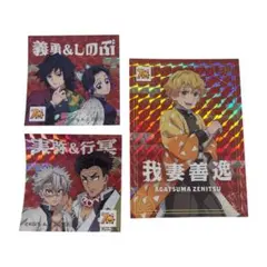 鬼滅の刃 「我妻善逸」 「義勇&しのぶ」 「実弥&行冥」
