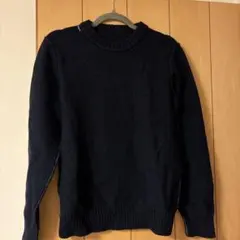 DOLCE&GABBANA クルーネックニット ネイビー