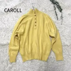 金ボタン ニット