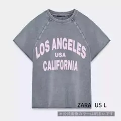 ウォッシュド加工スエットt ZARA 新品タグ付き