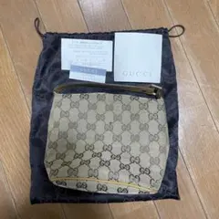 ⭐*︎様 GUCCI GGキャンバス アクセサリーポーチ ワンショルダーバッグ 