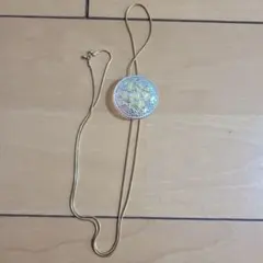 チェコガラス　ループタイ　ネックレス