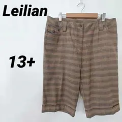 Leilian レリアン グレンチェックハーフパンツ キュロット サイズ13+のサムネイル