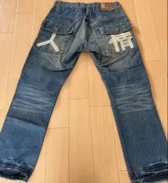 PUNK DRUNKERS グレー 人情刺繍 - メルカリ