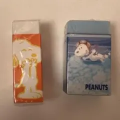 新品　未開封　スヌーピー　SNOOPY 消しゴム　２個セット