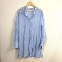CIAOPANIC シアー長袖シャツ ライトブルー Fのサムネイル