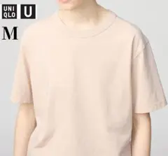 最終価格 UNIQLO U ユニクロ ユー クルーネック Tシャツ ベージュ