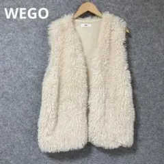 WEGO アイボリー ファーベスト ノースリーブ