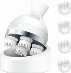 ☆ヘッドスパ☆電動頭皮ブラシ　頭皮ケア 乾湿両用 3D振動 頭皮ブラシ