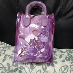 ✴️スヌーピーミニボックスショルダーパープル✴️のサムネイル