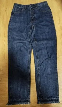 GU ハイウエスト デニムパンツ Sサイズ